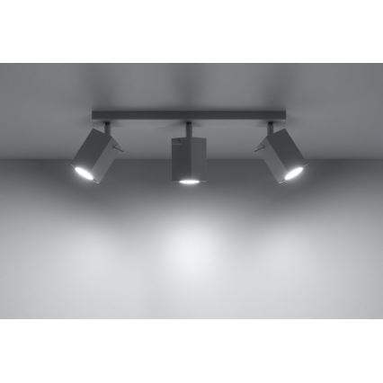 Lampa MERIDA 3 3xGU10/40W/230V balts