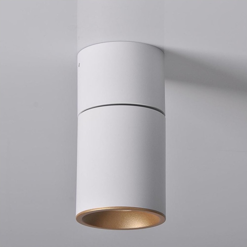 Lampa NIXA 1xGU10/10W/230V Balts/zelta