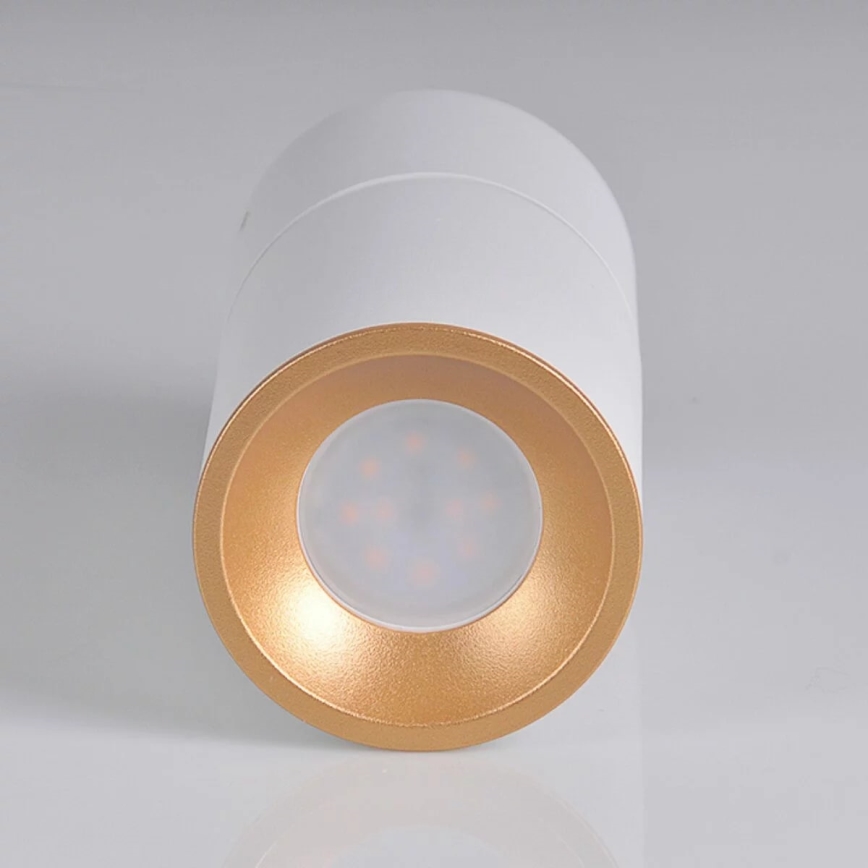 Lampa NIXA 1xGU10/10W/230V Balts/zelta