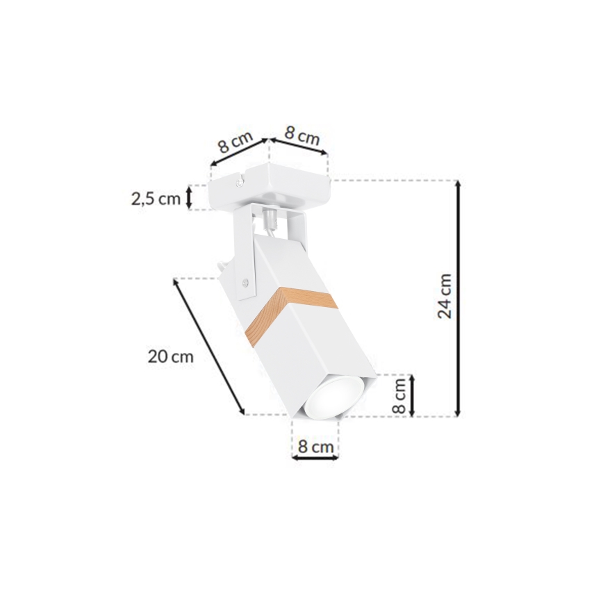Lampa VIDAR 1xGU10/25W/230V