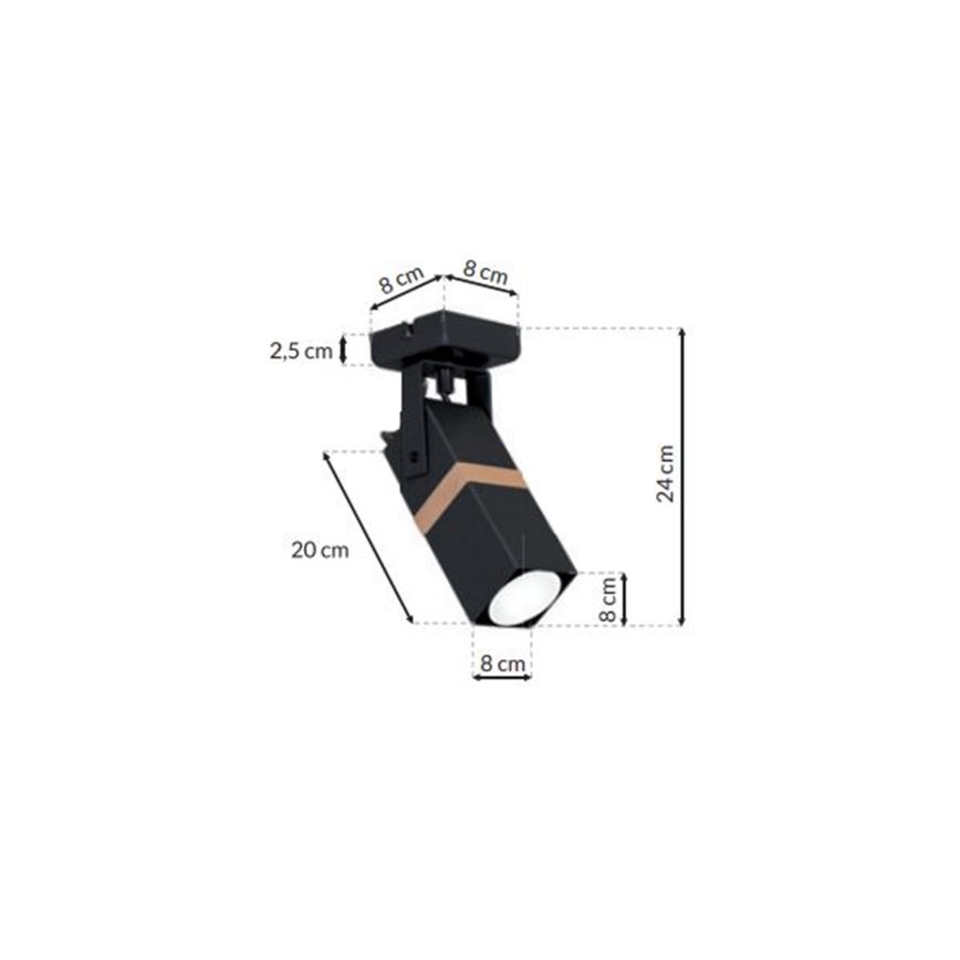 Lampa VIDAR 1xGU10/25W/230V