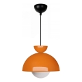 Lampas ar rokturi SALVA 1xE27/15W/230V oranžā