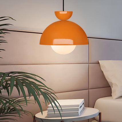 Lampas ar rokturi SALVA 1xE27/15W/230V oranžā