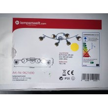 Lampenwelt - LED Starmetis 6xE14/4W/230V