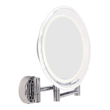Lanaform - LED Sienas kosmētikas spogulis WALL LED/4xAAA