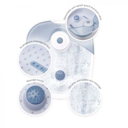 Lanaform - Pēdu masāžas vanna FOOT SPA 60W/230V