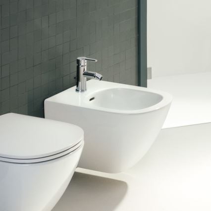 LAUFEN H3410810041141 - Bidē krāns + noteka ar pārplūdi LUA spīdīgi hromēts