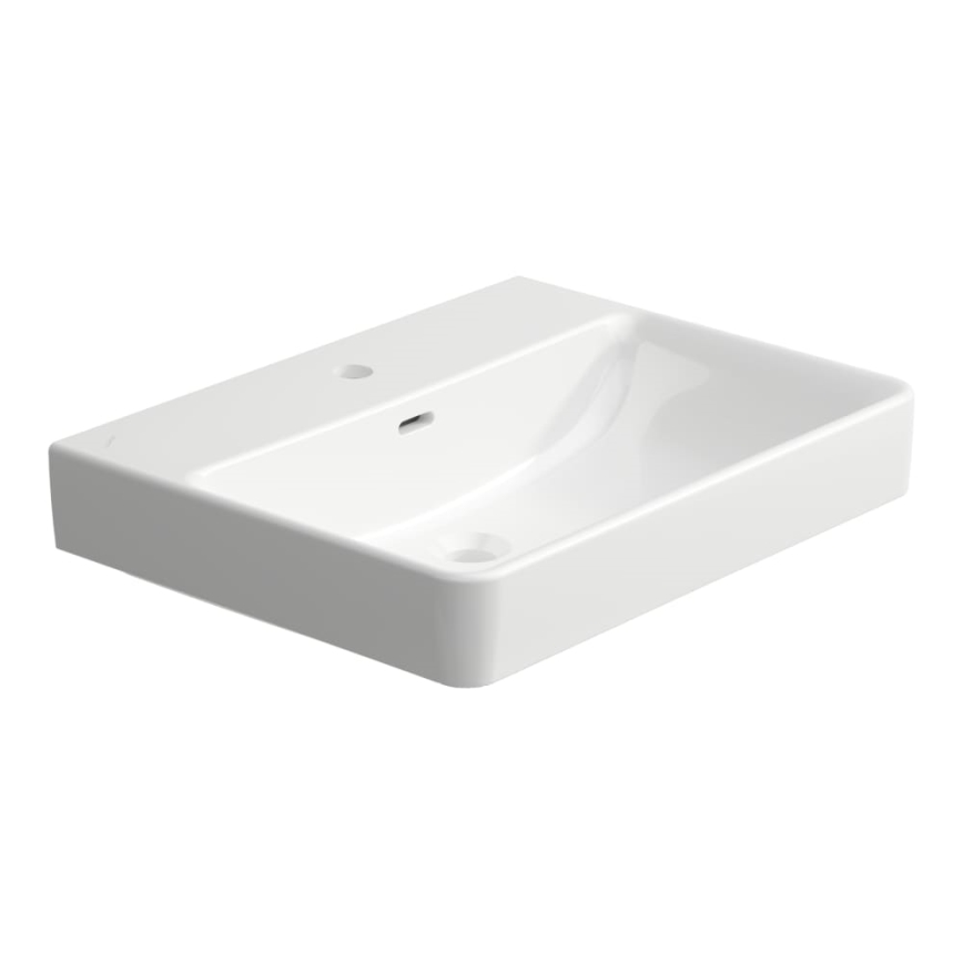 LAUFEN H8109630001091 - Galda virsmas izlietne/pie sienas stiprināma PRO 60x46,5 cm keramika/balta