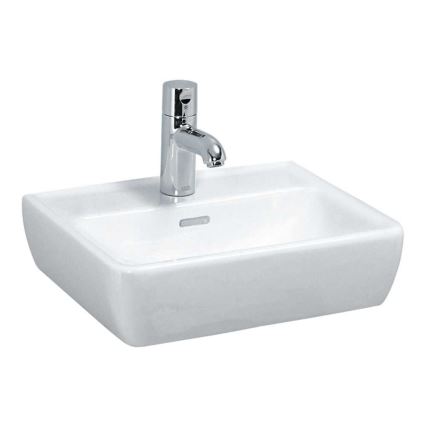 LAUFEN H8119510001041 - Galda virsmas izlietne/pie sienas stiprināma PRO 45x34 cm keramika/balta