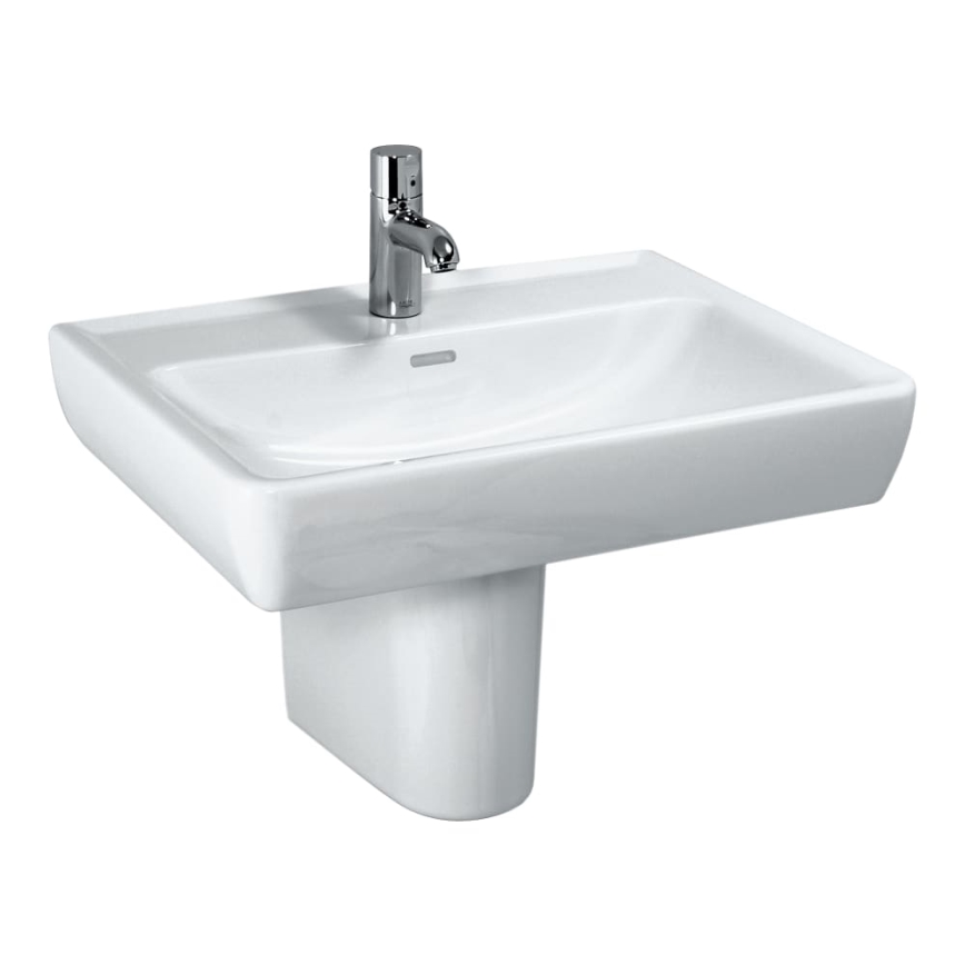 LAUFEN H8189510001041 - Galda virsmas izlietne/pie sienas stiprināma PRO 55x48 cm keramika/balta