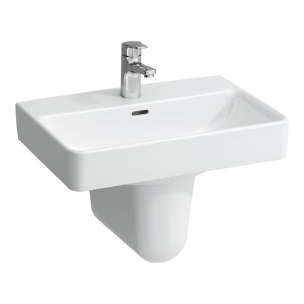 LAUFEN H8189580001041 - PRO virsmas/uz sienas uzstādāma izlietne 55x38 cm keramika/balta