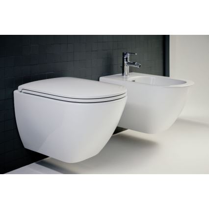 LAUFEN H8200800000001 - Pie sienas stiprināms tualetes pods LUA keramika/balta