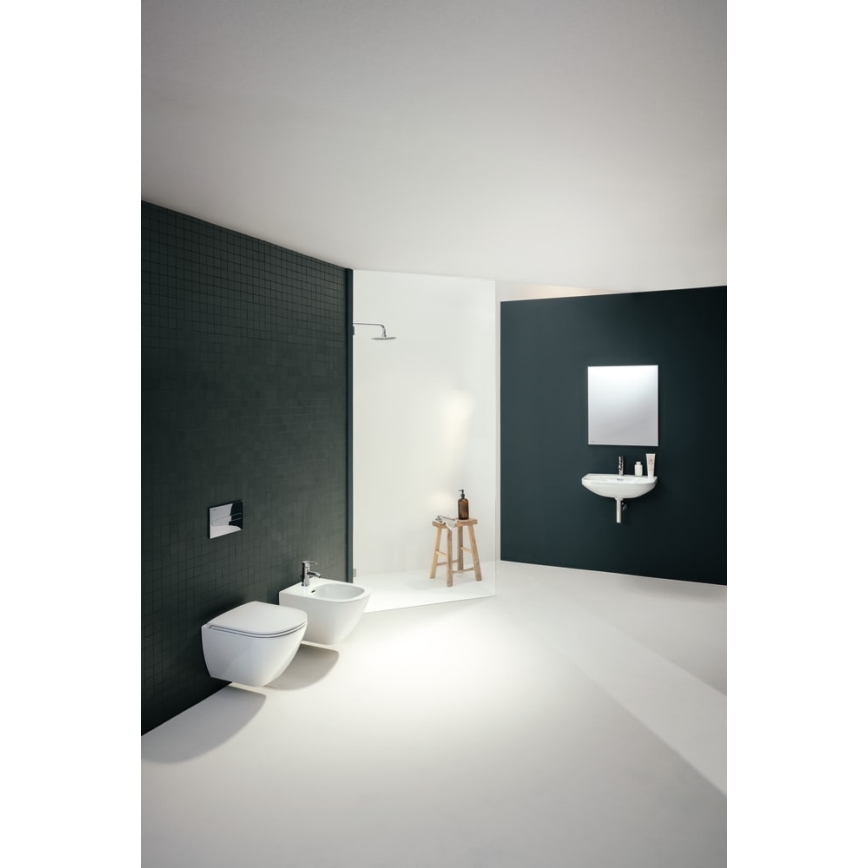 LAUFEN H8200800000001 - Pie sienas stiprināms tualetes pods LUA keramika/balta