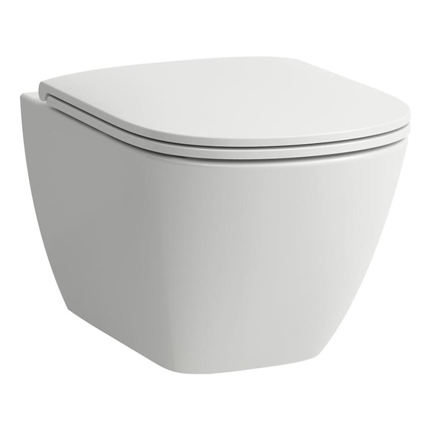 LAUFEN H8200804000001 - Pie sienas stiprināms tualetes pods LUA keramika/balta