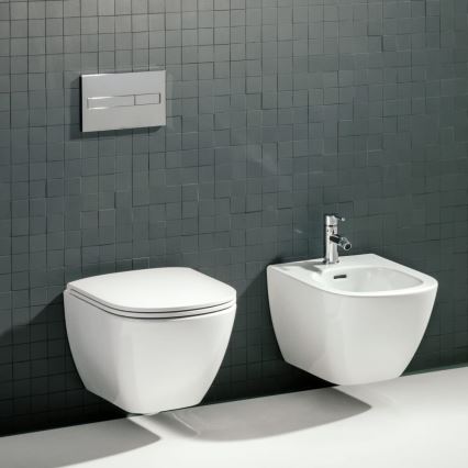LAUFEN H8300810003021 - Pie sienas stiprināms bidē LUA keramika/balta