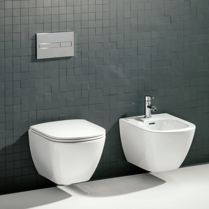 LAUFEN H8300810003021 - Pie sienas stiprināms bidē LUA keramika/balta