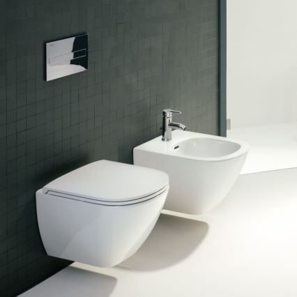 LAUFEN H8300810003021 - Pie sienas stiprināms bidē LUA keramika/balta