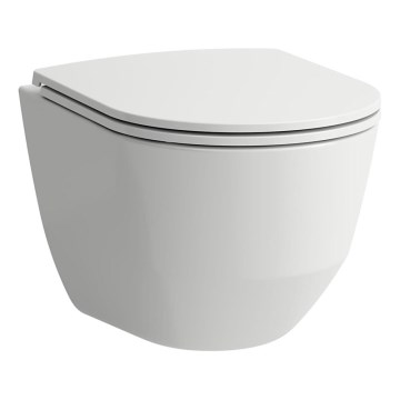 LAUFEN H8669550000001 - Sienas stiprināms WC PRO keramika/balts + SoftClose PRO tualetes sēdeklis duroplasts/balts