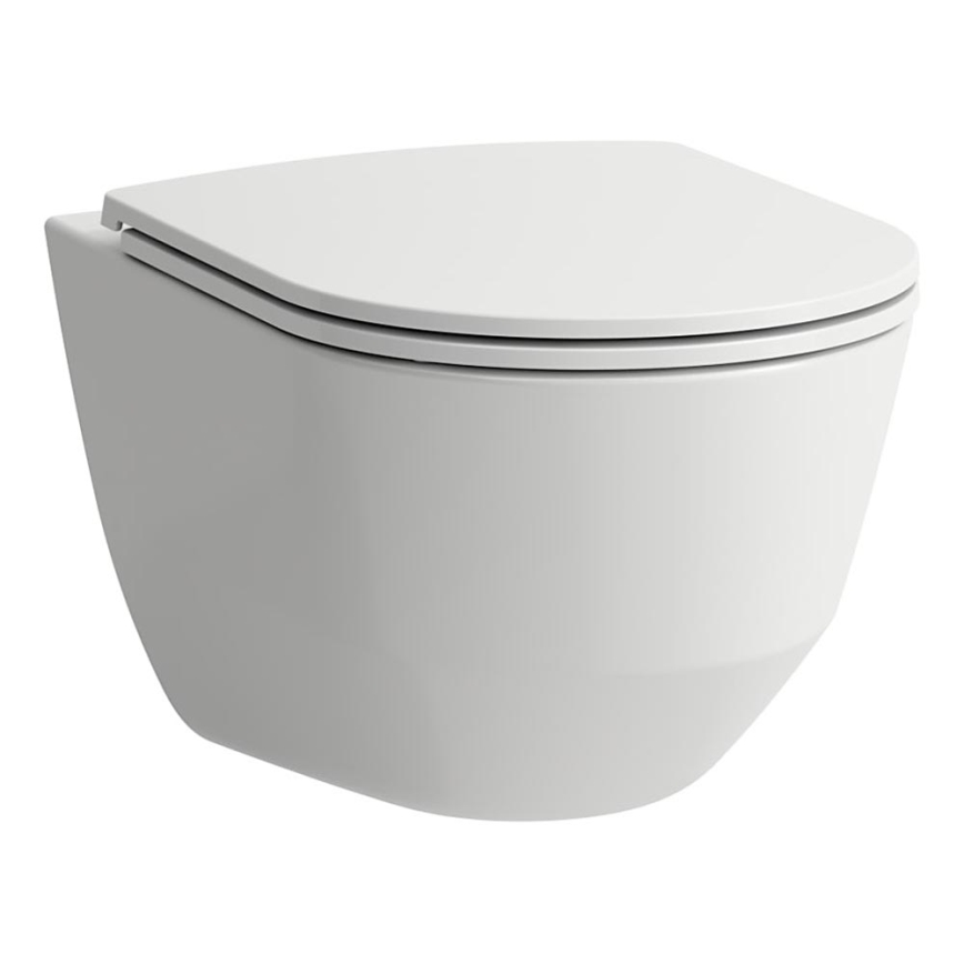 LAUFEN H8669570000001 - Karājamais WC PRO, keramika/balta + tualetes sēdekļa vāks SoftClose PRO, duroplasts/balts