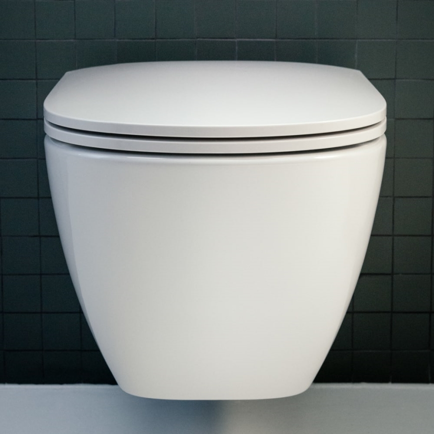 LAUFEN H8910830000001 - Tualetes poda vāks SoftClose LUA duroplast/balta