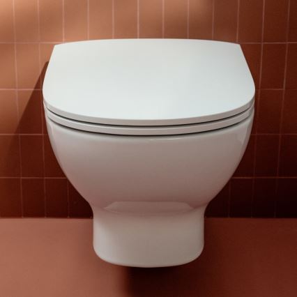 LAUFEN H8910830000001 - Tualetes poda vāks SoftClose LUA duroplast/balta