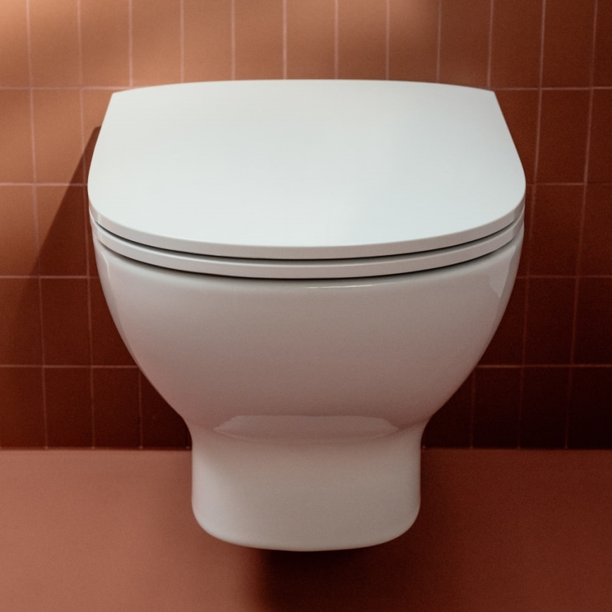 LAUFEN H8910830000001 - Tualetes poda vāks SoftClose LUA duroplast/balta