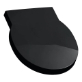 LAUFEN H8942820200001 - Pisuāra vāks SoftClose VAL duroplasts/glancēta melna
