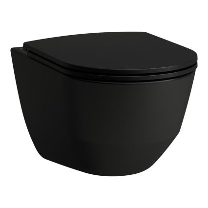 LAUFEN H8989667160001 - Tualetes sēdeklis SoftClose PRO duroplasts/melns
