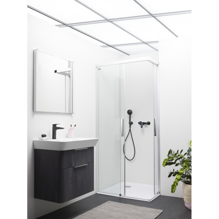 LAUFEN HF500702428000 - Izlietnes krāns LAURIN 16,2 cm titāna matēts melna