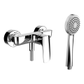 LAUFEN HF500750100600 - Dušas komplekts ar jaucējkrānu LAURIN, spīdīga hroma apdare