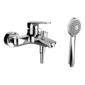 LAUFEN HF500760100600 - Vannas komplekts ar jaucējkrānu LAURIN spīdīgs hroms