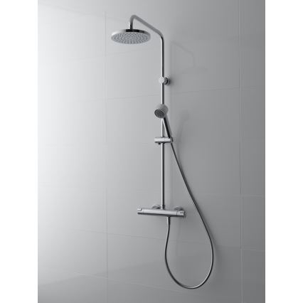 LAUFEN HF500957100600 - Dušas komplekts ar termostatisko krānu CITYPRO spīdīgi hromēts