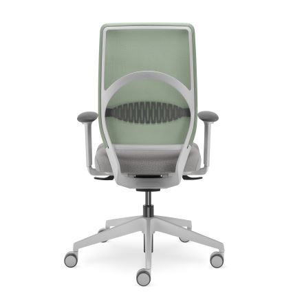 LD Seating - Biroja krēsls ARCUS pelēks/zaļš