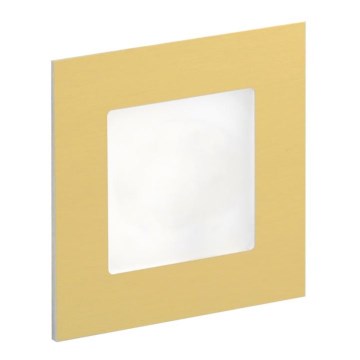 LDST AN-01-SZ-BZ9 - LED kāpņutelpas gaismeklis ANGEL 9xLED/1.2W/230V zelta 6500K