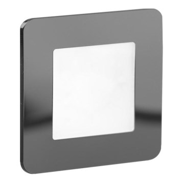 LDST DI-01-CB-BZ9 - LED kāpņutelpas gaismeklis DIANA 9xLED/1,2W/230V glancēts melns