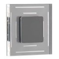LDST SP-01-SC-BZ8- LED kāpņu telpas gaismeklis SPACE 8xLED/1,2W/230V matēts melns
