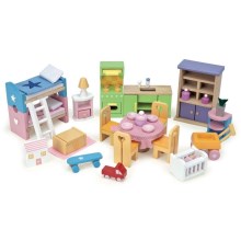 Le Toy Van - Leļļu mājas mēbeļu komplekts Starter