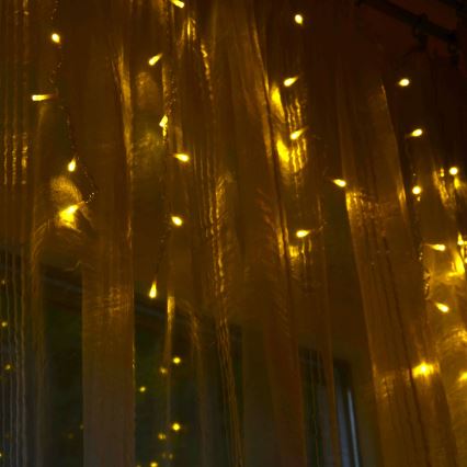 LED aizkars ESTELLA 47xLED/8 režīmi 3,5 m silti balta