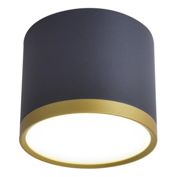LED akcenta gaismeklis TUBA LED/9W/230V melns/zelts