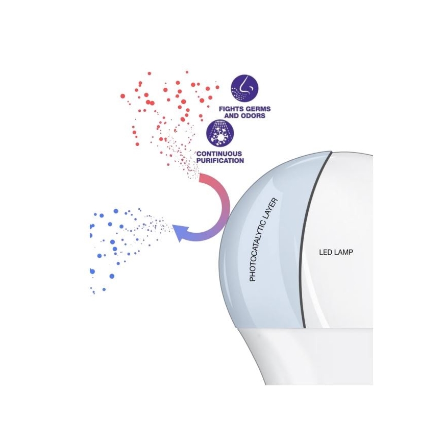 LED Antibakteriāla spuldze A75 E27/10W/230V 6500K - Osram