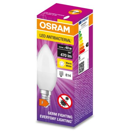 LED Antibakteriāla spuldze B40 E14/4,9W/230V 2700K - Osram