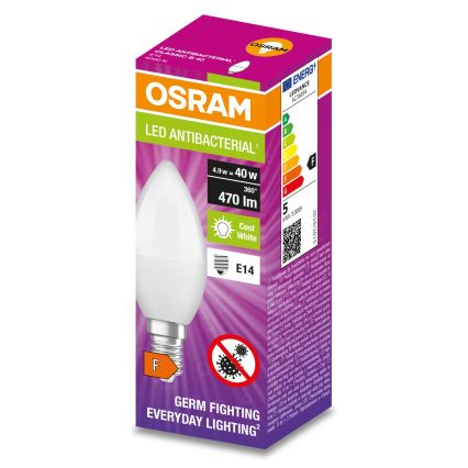 LED Antibakteriāla spuldze B40 E14/4,9W/230V 4000K - Osram