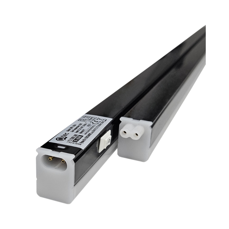 LED apakšējais skapja gaismeklis TUBE LED/18W/230V 120 cm melns
