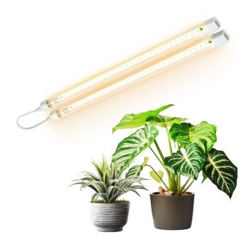 LED Apakšgaismas lampa augu audzēšanai GROWLY 2xLED/8,5W/230V balta