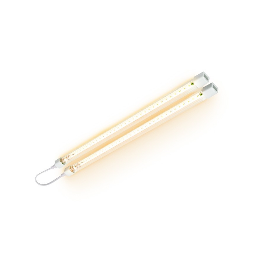 LED Apakšgaismas lampa augu audzēšanai GROWLY 2xLED/8,5W/230V balta