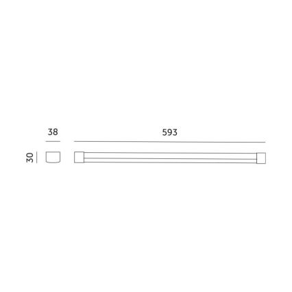 LED apakšgaismojums augu audzēšanai GROWLY LED/9W/230V balts