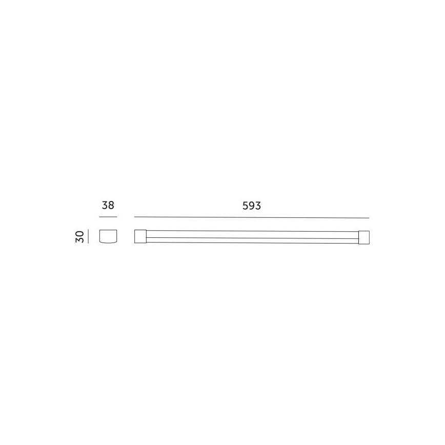 LED apakšgaismojums augu audzēšanai GROWLY LED/9W/230V balts
