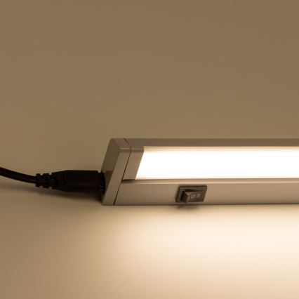 LED apakšplaukta gaismeklis LED/7,5W/230V 2700/4000K pelēks