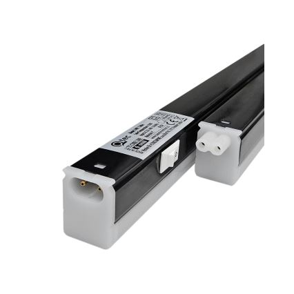 LED apakšskapja gaismeklis TUBE LED/14W/230V 90 cm melns