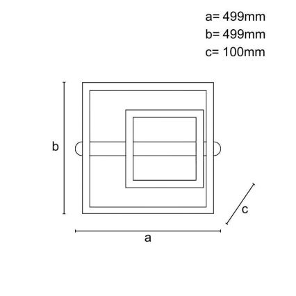 LED aptumšināms griestu gaismeklis LED/95W/230V 3000-6500K + tālvadības pults